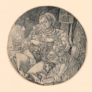 Simson och Delila av Heinrich Aldegrever
