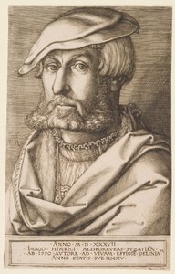 Självporträtt av Heinrich Aldegrever