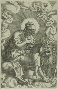 Markus, från De fyra evangelisterna av Heinrich Aldegrever