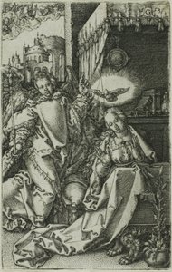 Bebådelsen av Heinrich Aldegrever