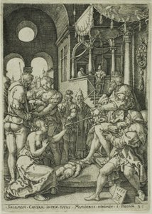 Salomos dom av Heinrich Aldegrever