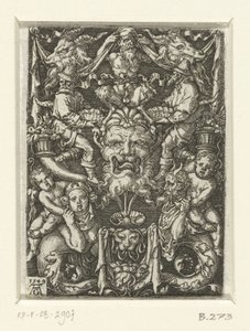 Ytdekoration med grotesker av Heinrich Aldegrever