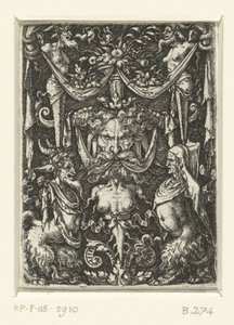 Ytdekoration med grotesker av Heinrich Aldegrever