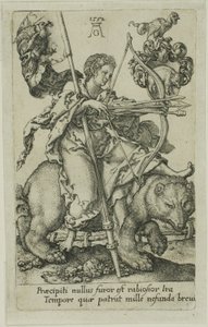 Vrede, från lasterna av Heinrich Aldegrever