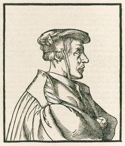 Heinrich Cornelius Agrippa von Nettesheim (1486-1535) titelbladsgravyr från De occulta philosophia libri tres publicerad 1533. av Heinrich Cornelius Agrippa von Nettesheim