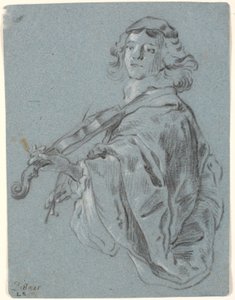 Ung violinist av Heinrich Dittmers
