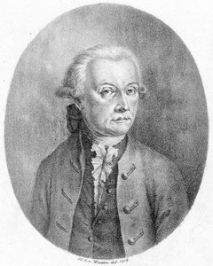 Avbildad person:  Leopold Mozart