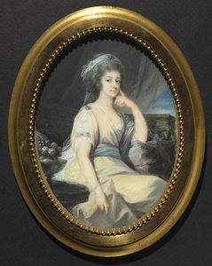 Porträtt av Maria Wilhelmine, grevinna Thun-Hohenstein, ca. 1790.