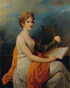 Porträtt av operasångerskan Therese Saal 1782-1855 som Eva, 1802.