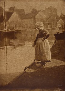 Holländsk flicka i landskap