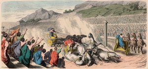 Antikens Grekland: Olympiska spelen - Fyra hästvagnar i Hippodromen
