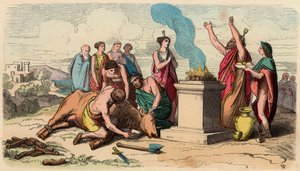 Antikens Grekland : Rituell tjuroffer - Grekland på kungarnas tid