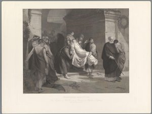 Kristna martyrer förs bort Christliche Maertyrer av Heinrich Nuesser