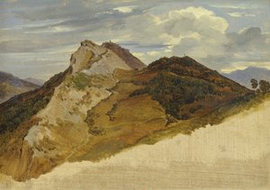 At Civitella, 1822 (olja på papper på duk)