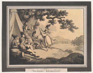 Soldiers Recreating, 1 april 1798.