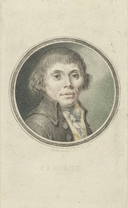 Porträtt av Karl Philipp Moritz 1756-1793, 1795. av Heinrich Sintzenich