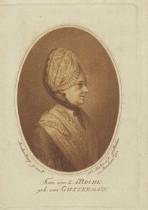 Sophie von La Roche, född Gutermann von Gutershofen 1730-1807, 1782. av Heinrich Sintzenich