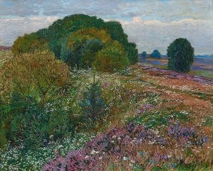 I kanten av ljungen (ljunglandskap I). 1909