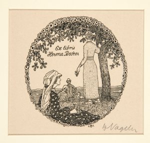 Boktavlor av Heinrich Vogeler
