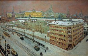 Moskva på natten, 1939.