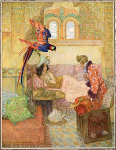 The Flying Trunk från Tales av Hans Christian Andersen, pub. 1911