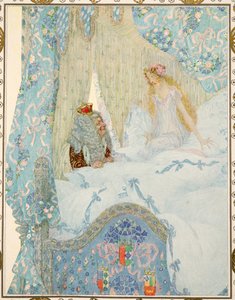 Prinsessan på ärten från Tales av Hans Christian Andersen, pub. 1911