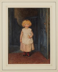 Henry Allingham, 3 år (akvarell på papper) av Helen Allingham