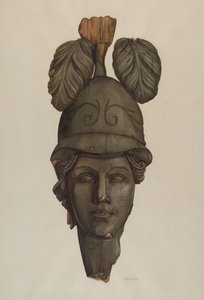 Huvud från en staty: Minerva av Helen Bronson
