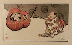 Att retas med Daruma av Helen Hyde