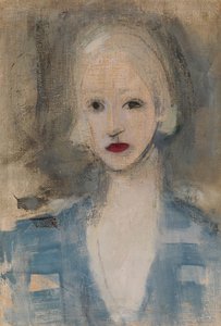 Blond kvinna av Helene Schjerfbeck
