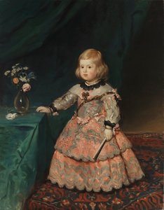 Infanta Margarita i en rosa klänning, kopia efter Velázquez av Helene Schjerfbeck