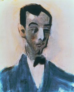 Porträtt av Mans Schjerfbeck av Helene Schjerfbeck