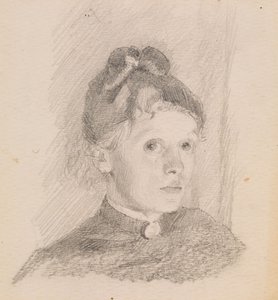 Självporträtt av Helene Schjerfbeck