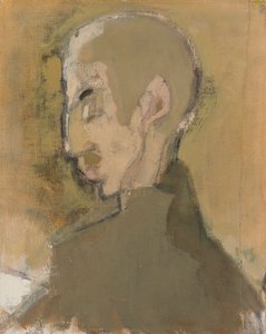 Hyresvärden II (Porträtt av en man) av Helene Schjerfbeck