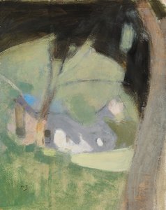 Det gamla bryggeriet (komposition) av Helene Schjerfbeck
