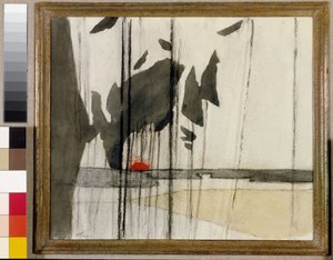Träd och solnedgång, Hiidenvesi av Helene Schjerfbeck