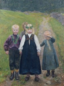 Små barns bröllopståg av Helga Ring Reusch