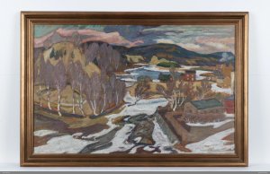 Ångermanälven [OLJEMÅLNING]