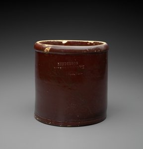 Jar, c. 1890-1894 (glidglaserat stengods) av Henderson Pottery Works Henderson Pottery Works