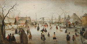 Islandskap av Hendrick Avercamp