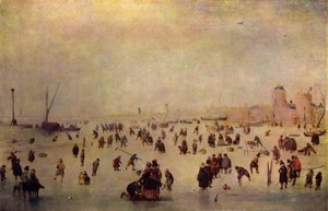 Skridskoscen av Hendrick Avercamp
