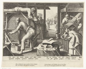 Tungvässare av Hendrick Goltzius (attributed to workshop of)