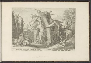 Bröd och Syrinx Ovidius metamorfoser (serietitel) The Herescheppingen van P. Ovidius Naso (serietitel) av Hendrick Goltzius (workshop of)