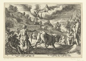 Silveråldern Ovidius metamorfoser (serietitel) av Hendrick Goltzius (workshop of)