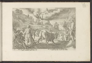 silveråldern Ovidius metamorfoser (serietitel) Återskapanden av P. Ovidius Naso (serietitel) av Hendrick Goltzius (workshop of)