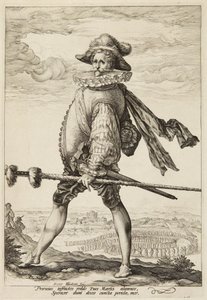 En kapten i infanteriet av Hendrick Goltzius