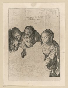 Herdarnas tillbedjan, 5:e tillståndet av Hendrick Goltzius