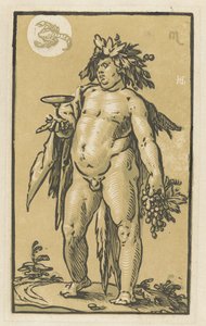 Bacchus av Hendrick Goltzius