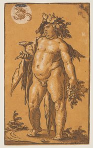 Bacchus av Hendrick Goltzius