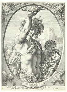 Bacchus av Hendrick Goltzius